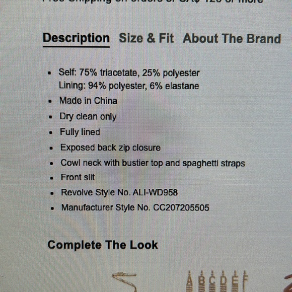 Alice + Olivia Kiyoko Champagne Midi Dress - Picture 8 of 9